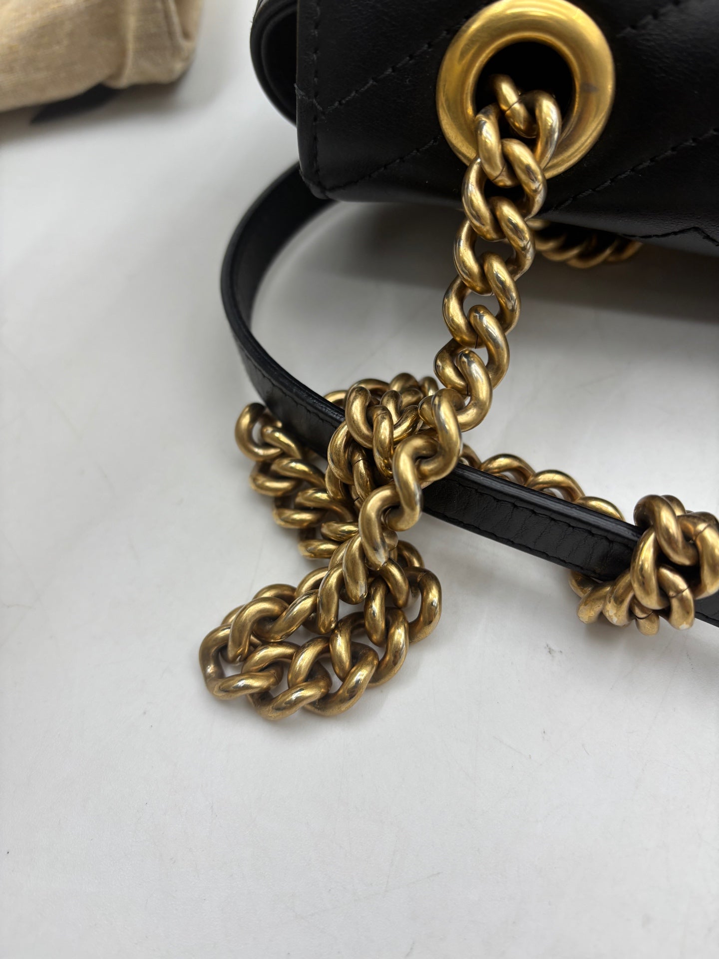 Gucci - GG Marmont - Leather - Black - (small)