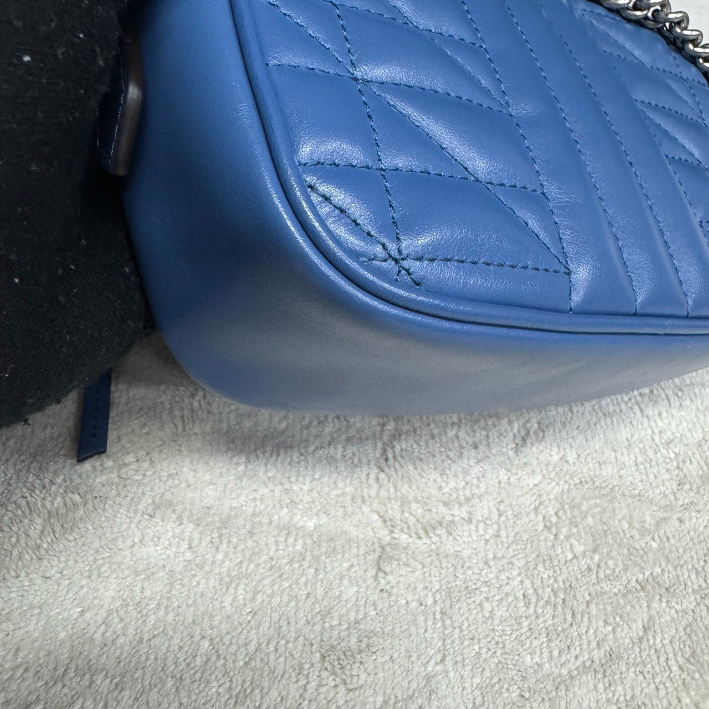 Gucci - GG Marmont - Leather - Blue - (mini)