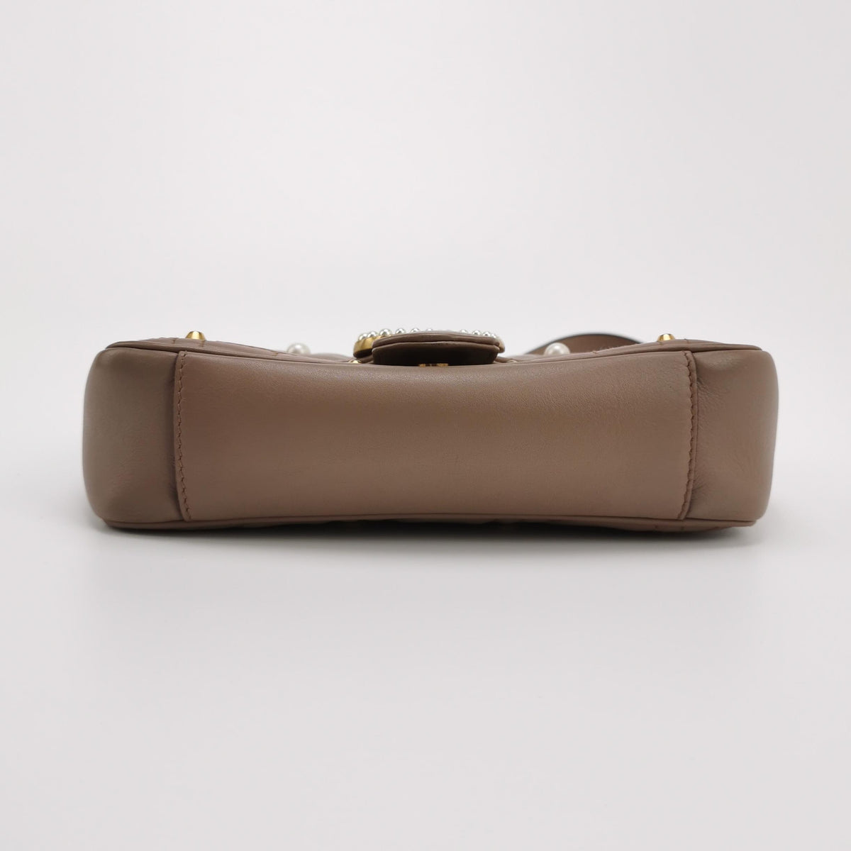 Gucci - GG Marmont - Leather - Brown - (small)