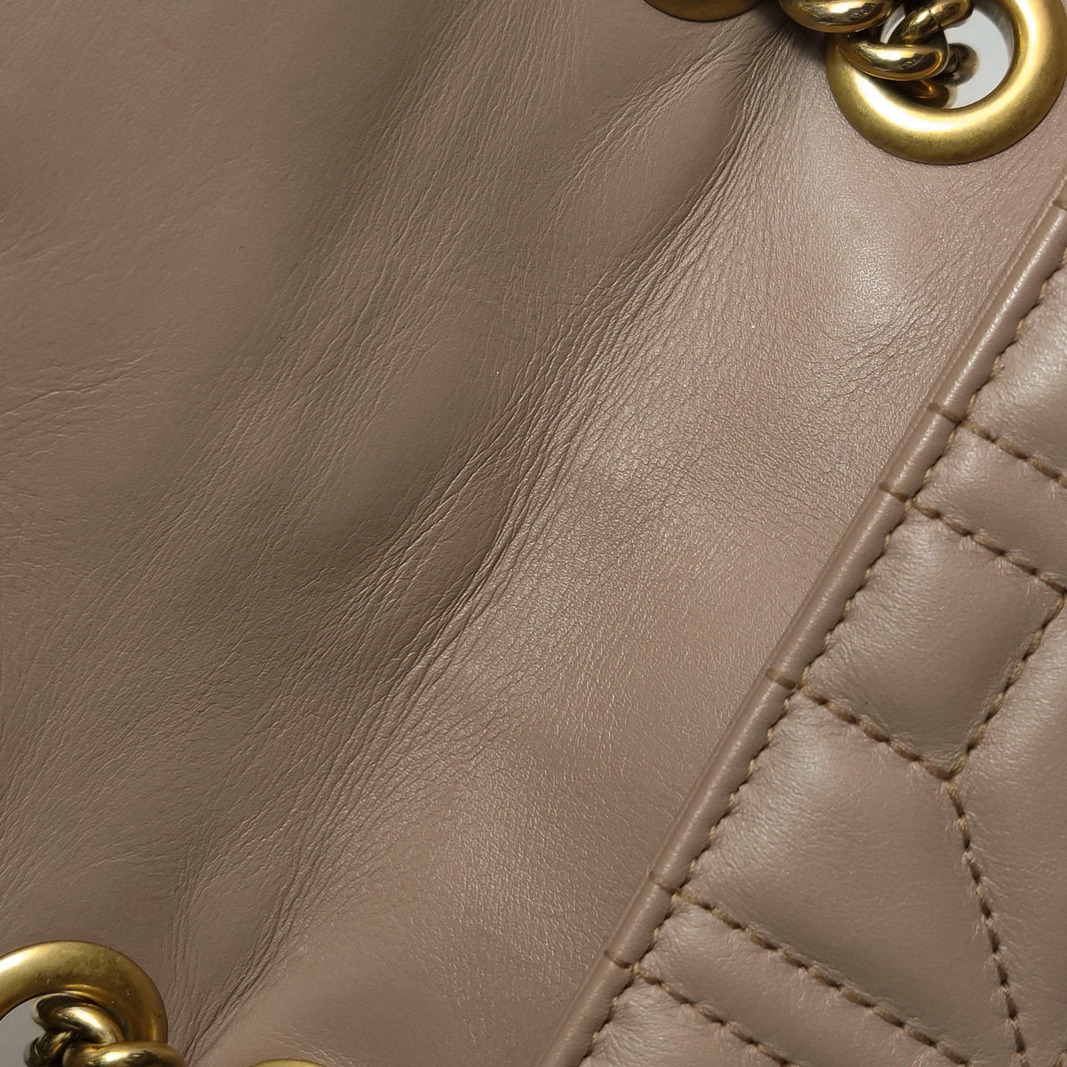 Gucci - GG Marmont - Leather - Brown - (small)