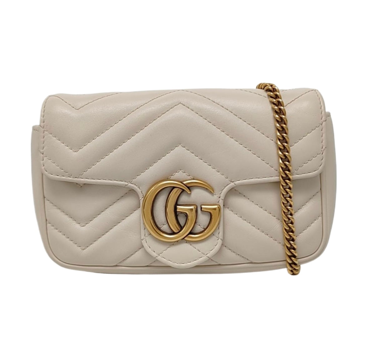 Gucci - GG Marmont - Leather - Grey - (mini)