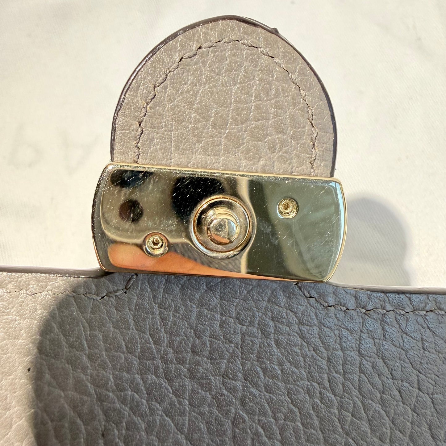 Gucci - GG Marmont - Leather - Grey - (small)