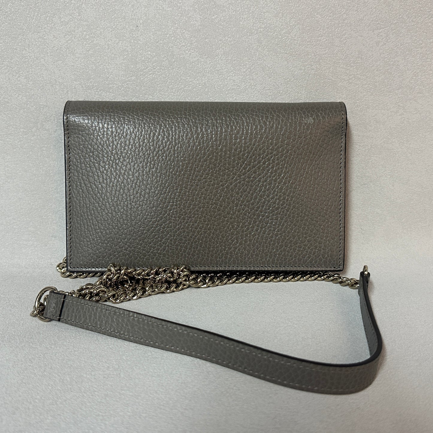 Gucci - GG Marmont - Leather - Grey - (small)