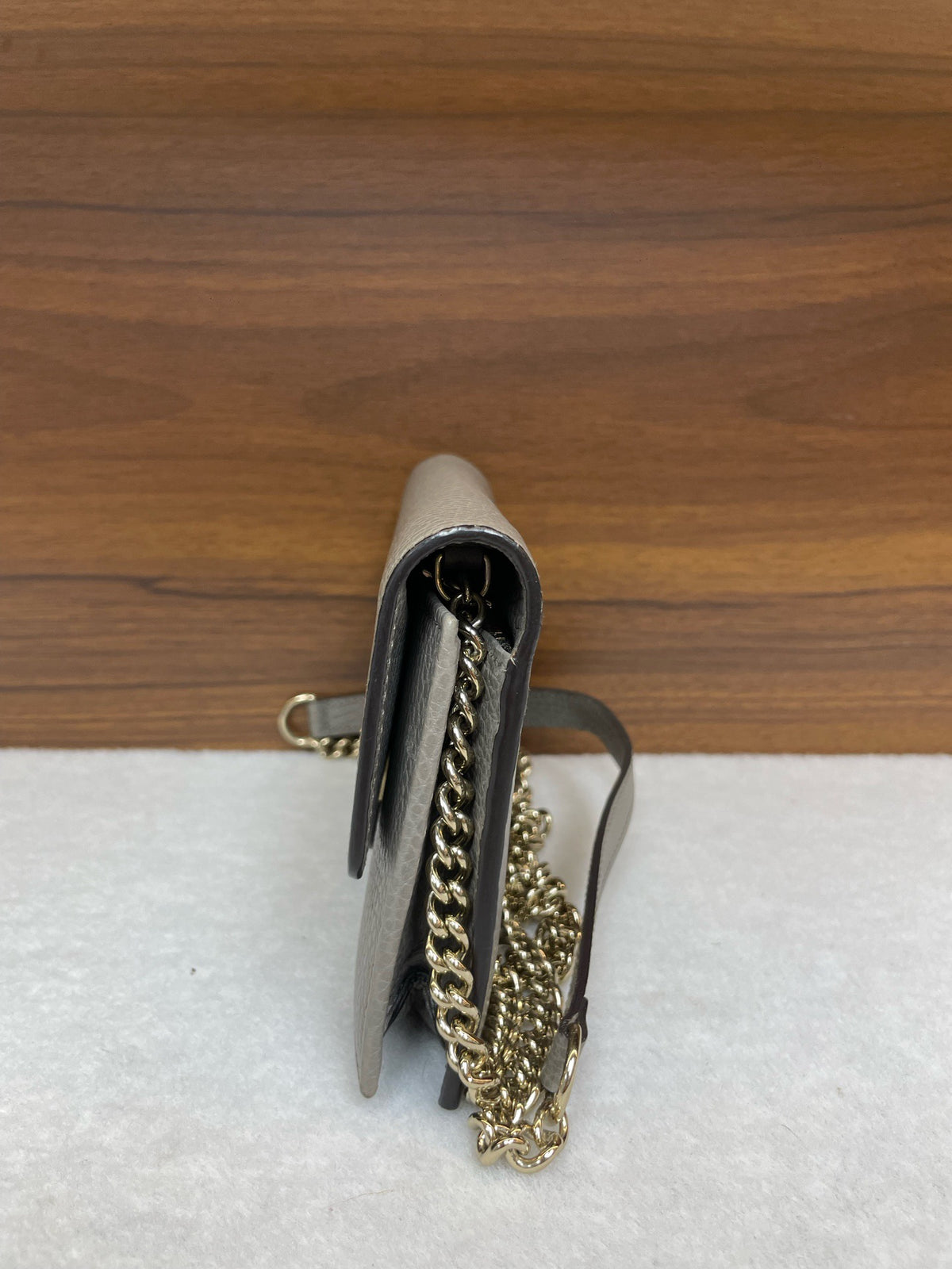 Gucci - GG Marmont - Leather - Grey - (small)