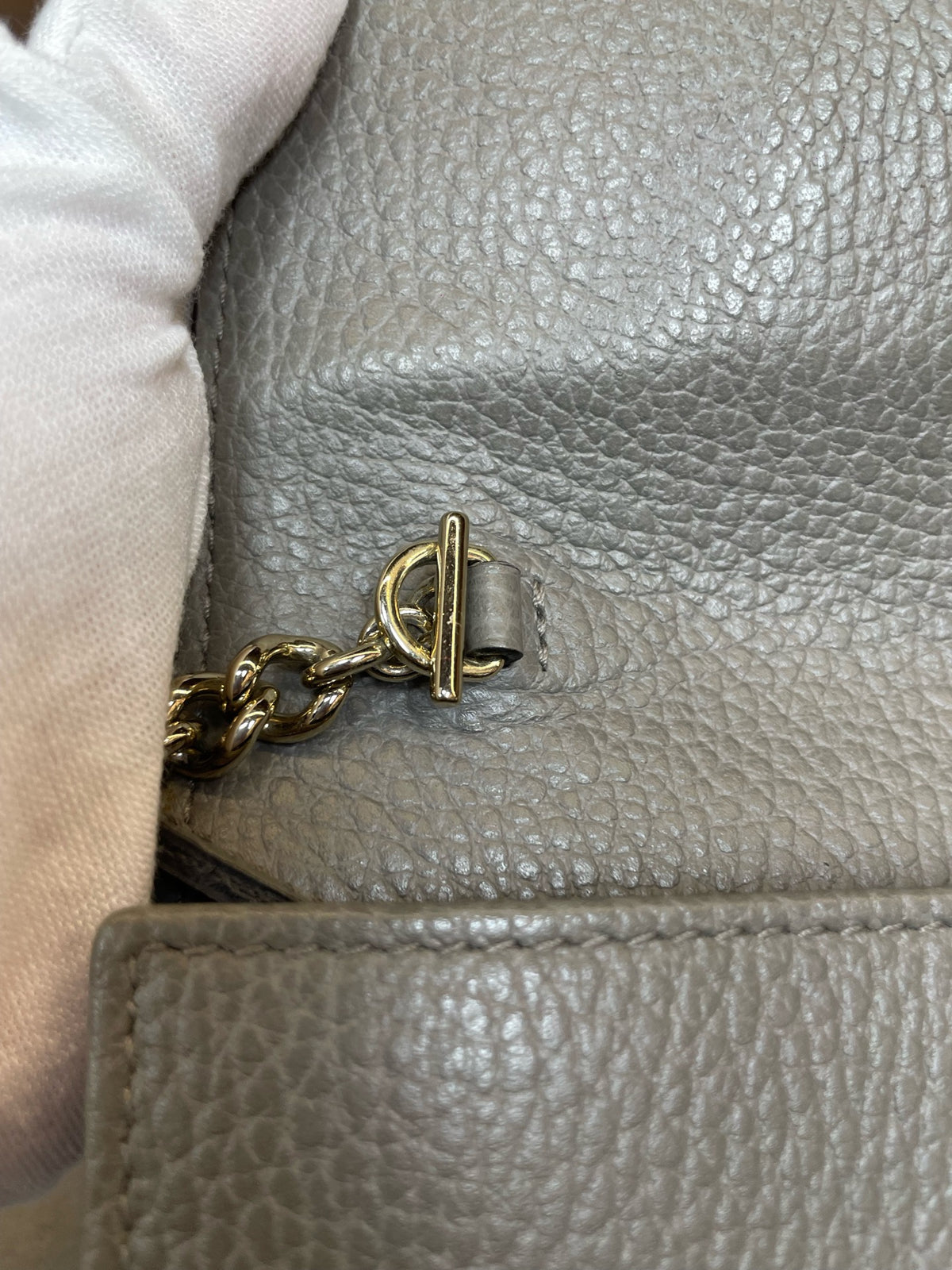 Gucci - GG Marmont - Leather - Grey - (small)