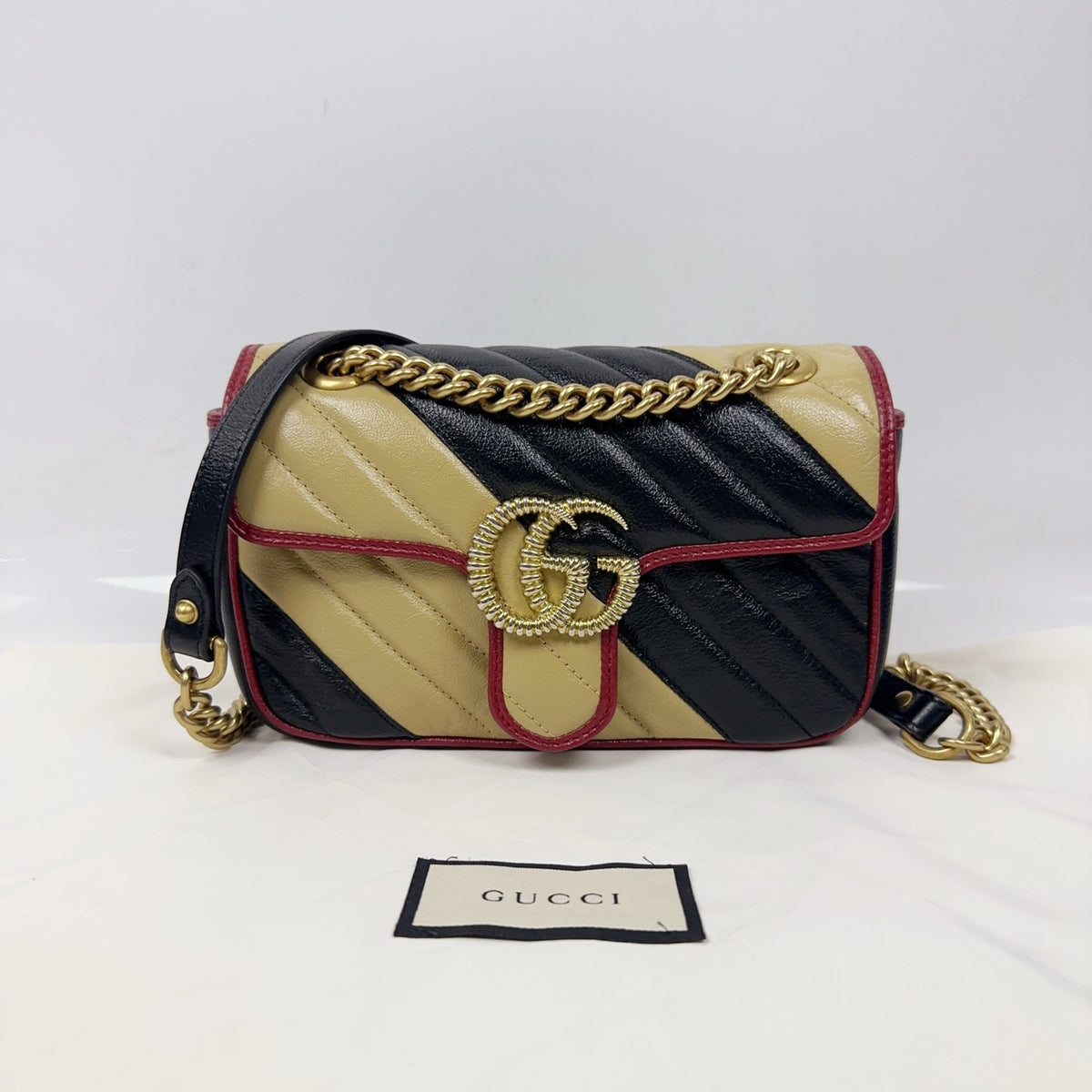 Gucci - GG Marmont - Leather - Multicolour - (small)