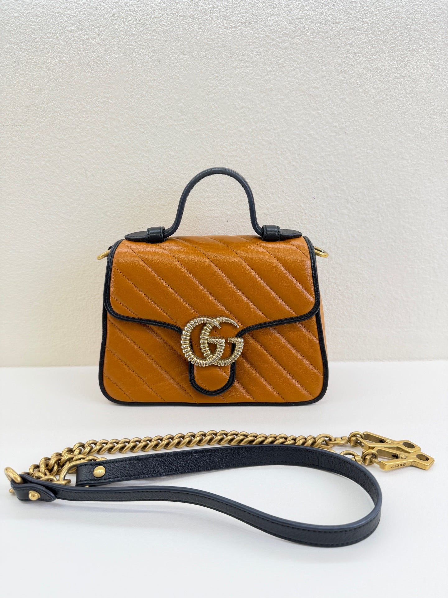 Gucci - GG Marmont - Leather - Orange - (mini)