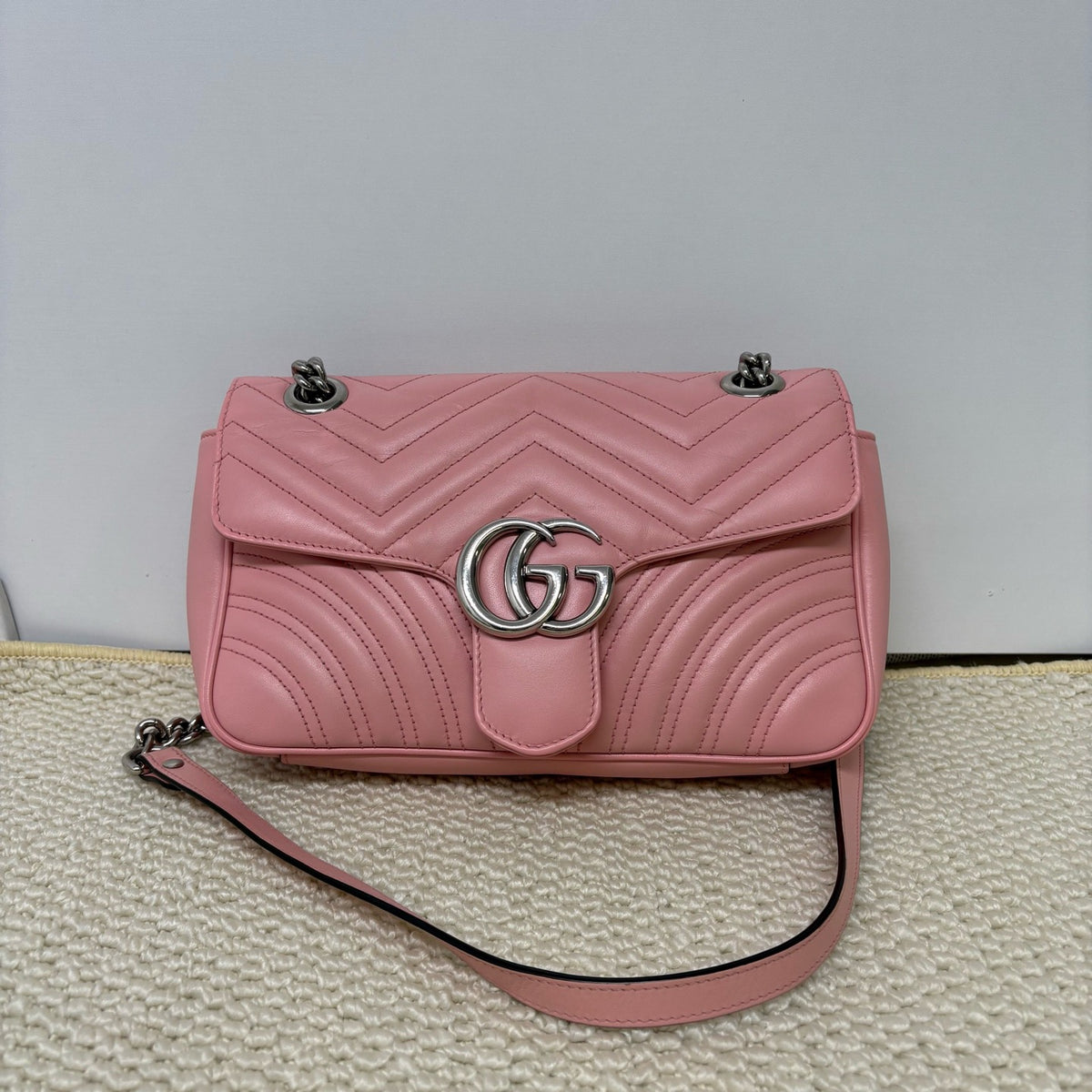 Gucci - GG Marmont - Leather - Pink