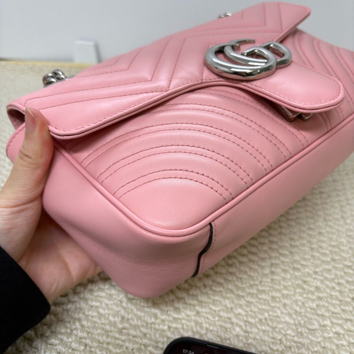 Gucci - GG Marmont - Leather - Pink