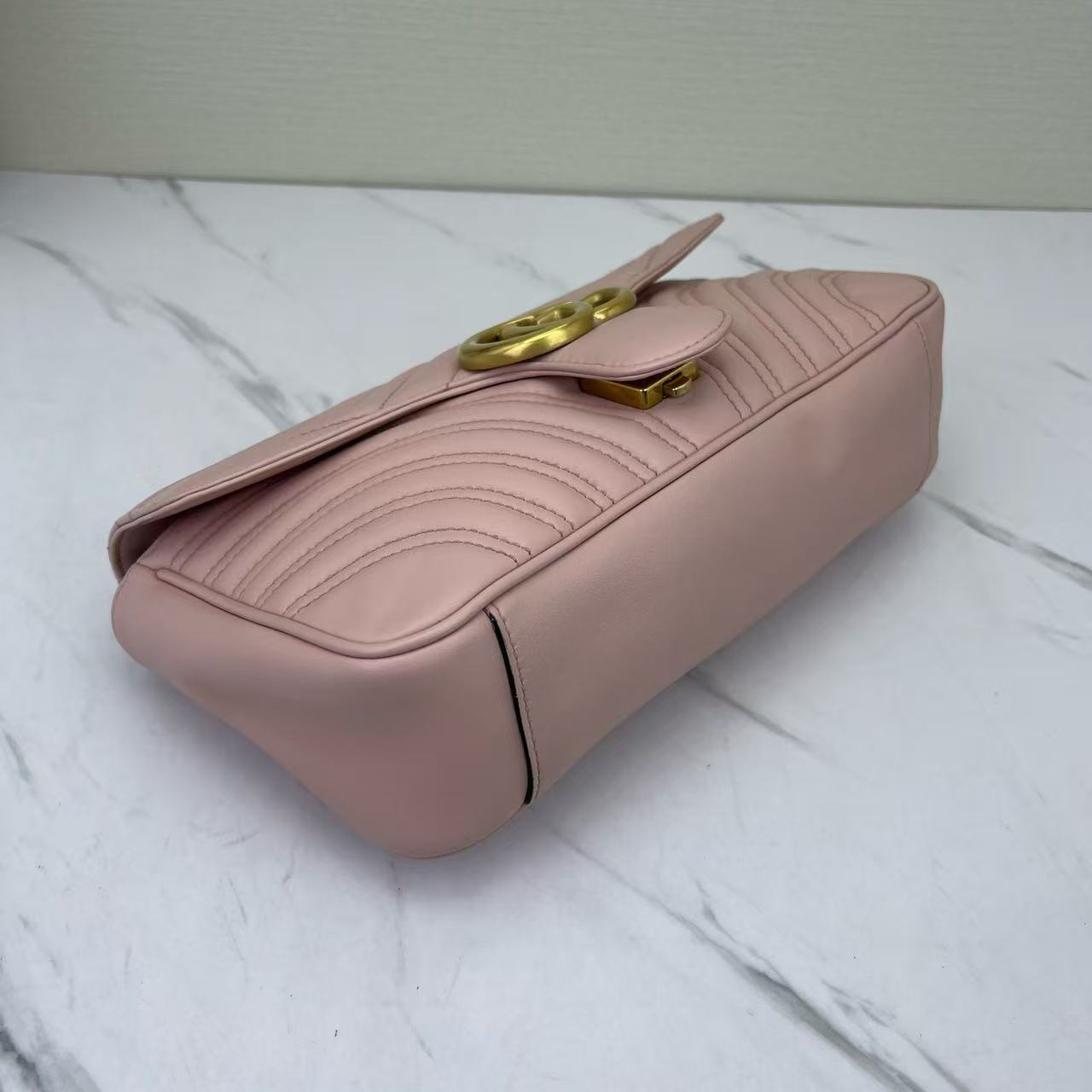 Gucci - GG Marmont - Leather - Pink - (medium)