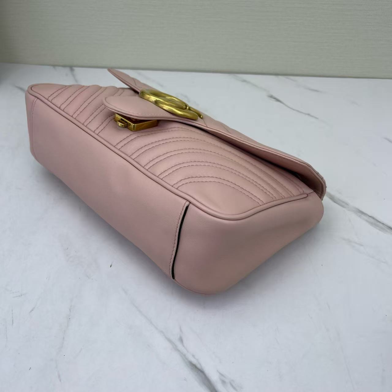 Gucci - GG Marmont - Leather - Pink - (medium)