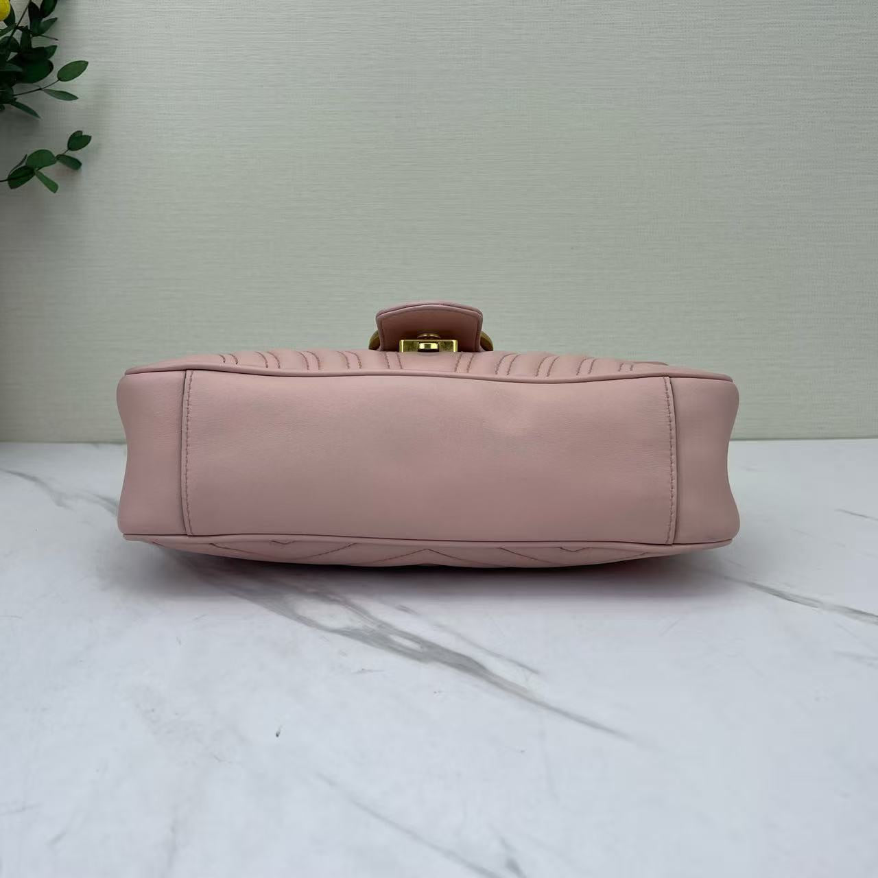 Gucci - GG Marmont - Leather - Pink - (medium)