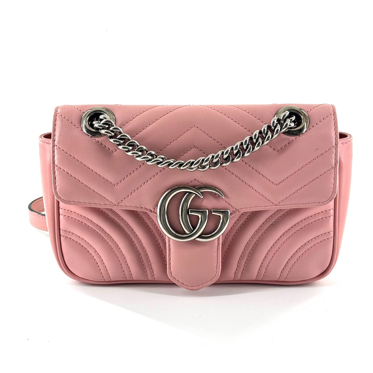Gucci - GG Marmont - Leather - Pink - (mini)