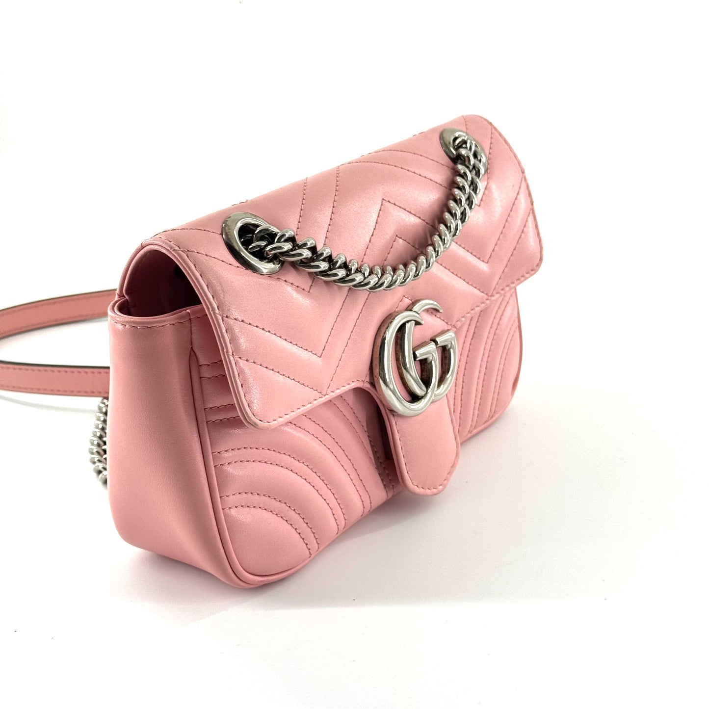 Gucci - GG Marmont - Leather - Pink - (mini)