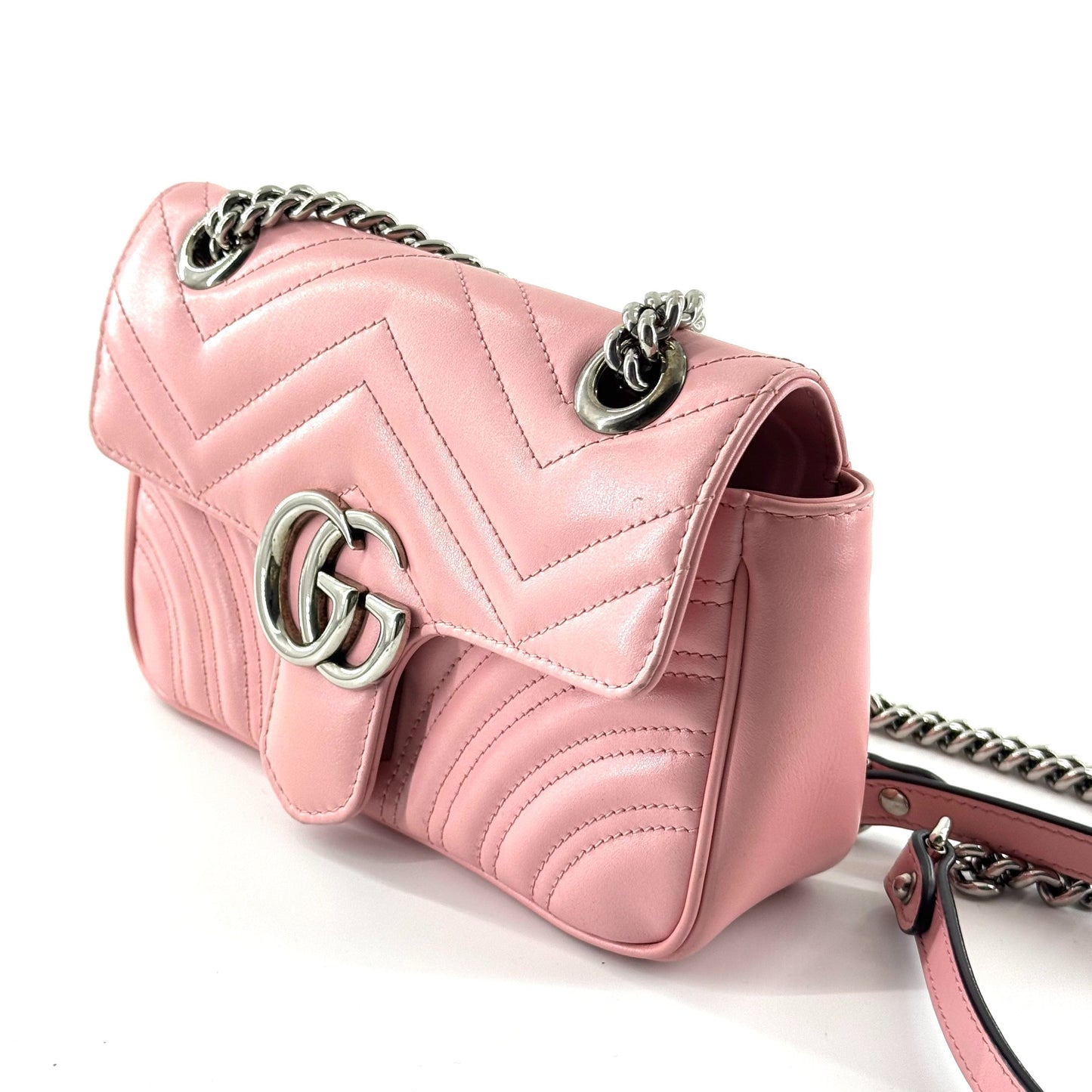 Gucci - GG Marmont - Leather - Pink - (mini)
