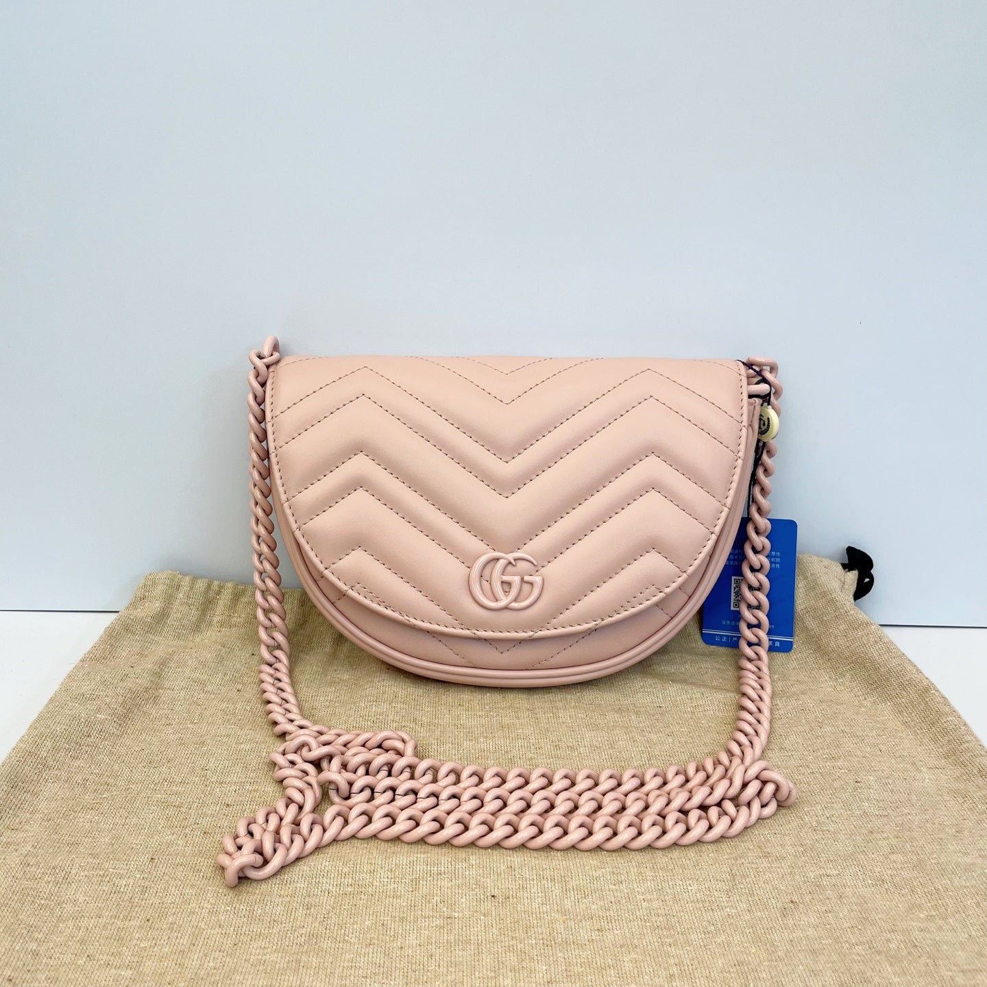 Gucci - GG Marmont - Leather - Pink - (small)