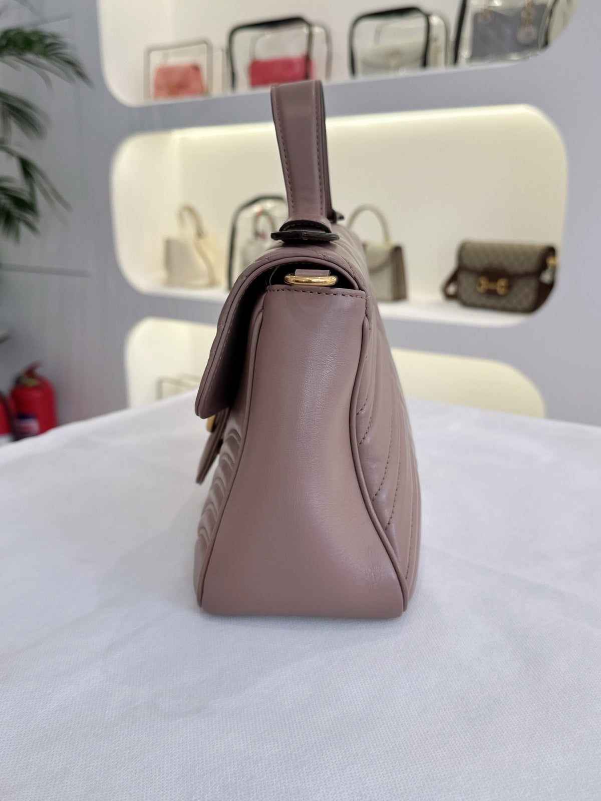 Gucci - GG Marmont - Leather - Pink - (small)