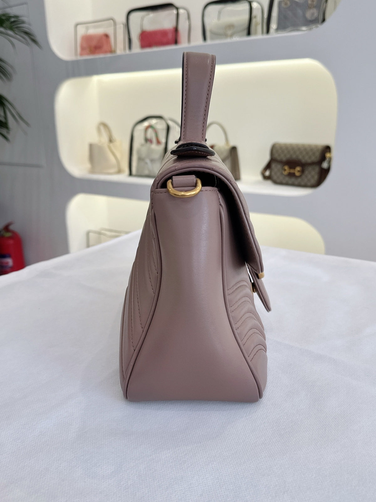 Gucci - GG Marmont - Leather - Pink - (small)