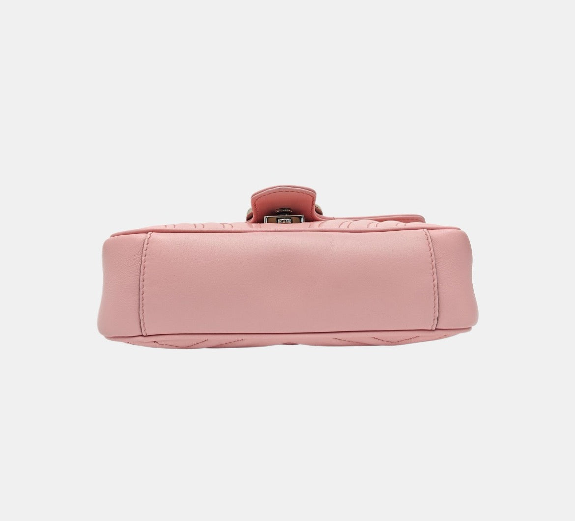 Gucci - GG Marmont - Leather - Pink - (small)