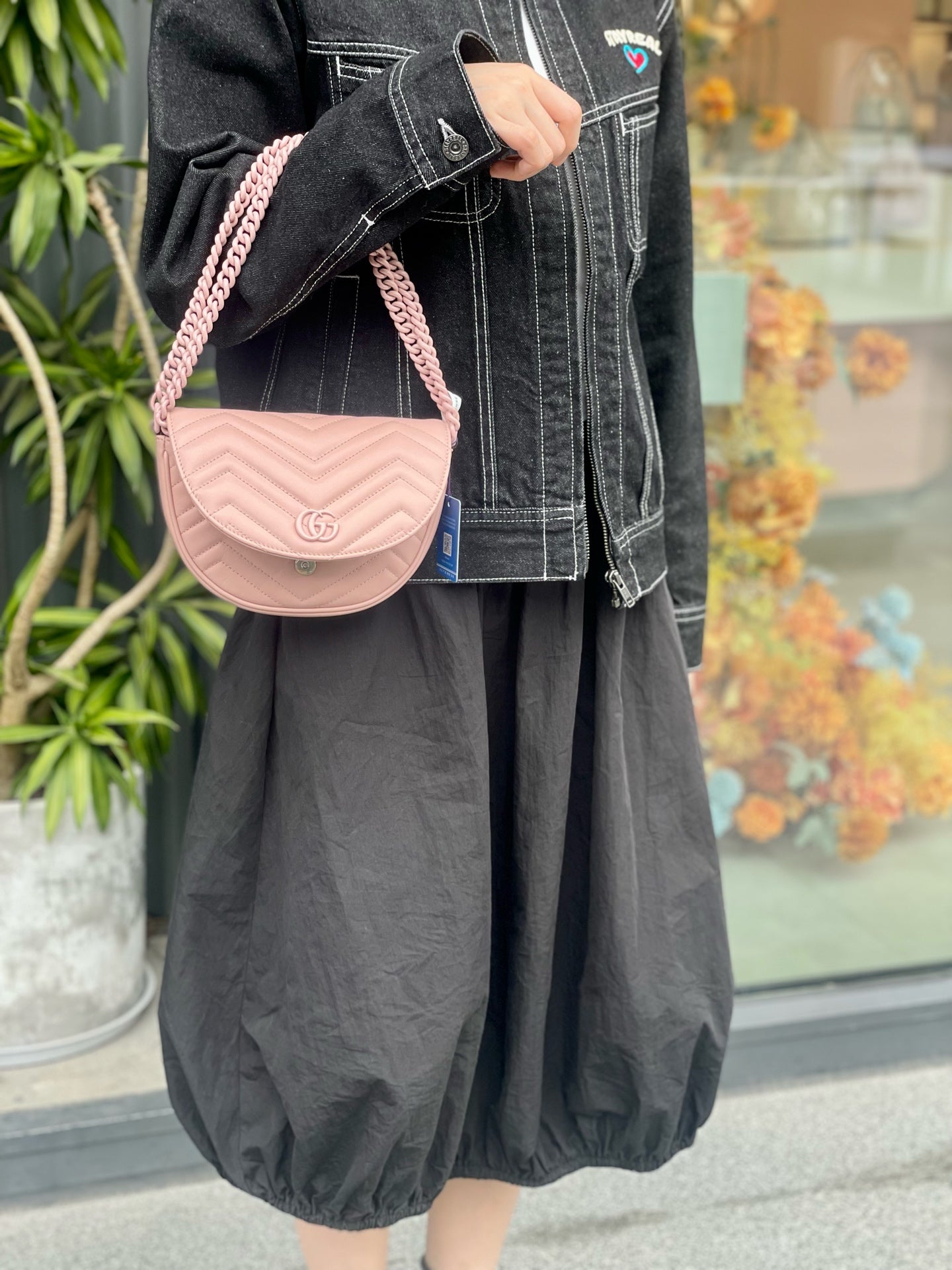 Gucci - GG Marmont - Leather - Pink - (small)