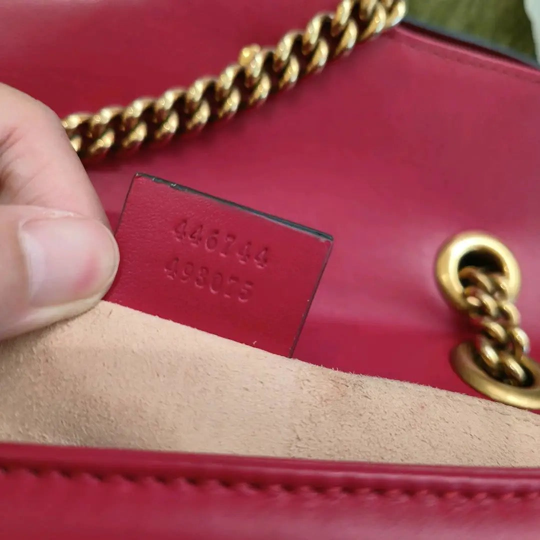 Gucci - GG Marmont - Leather - Pink - (small)