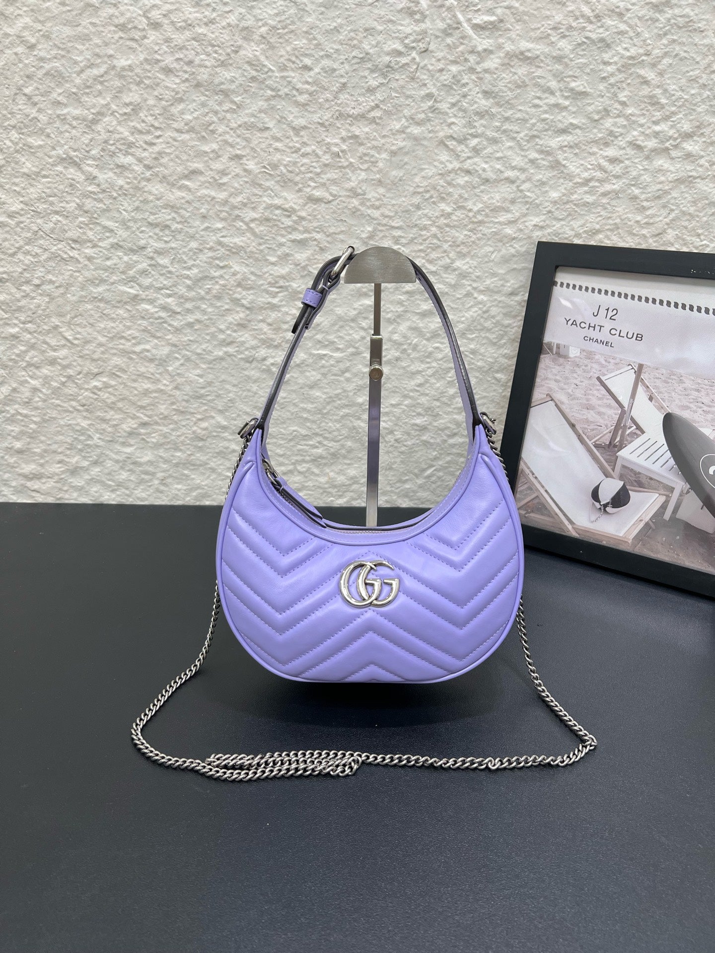 Gucci - GG Marmont - Leather - Purple - (mini)