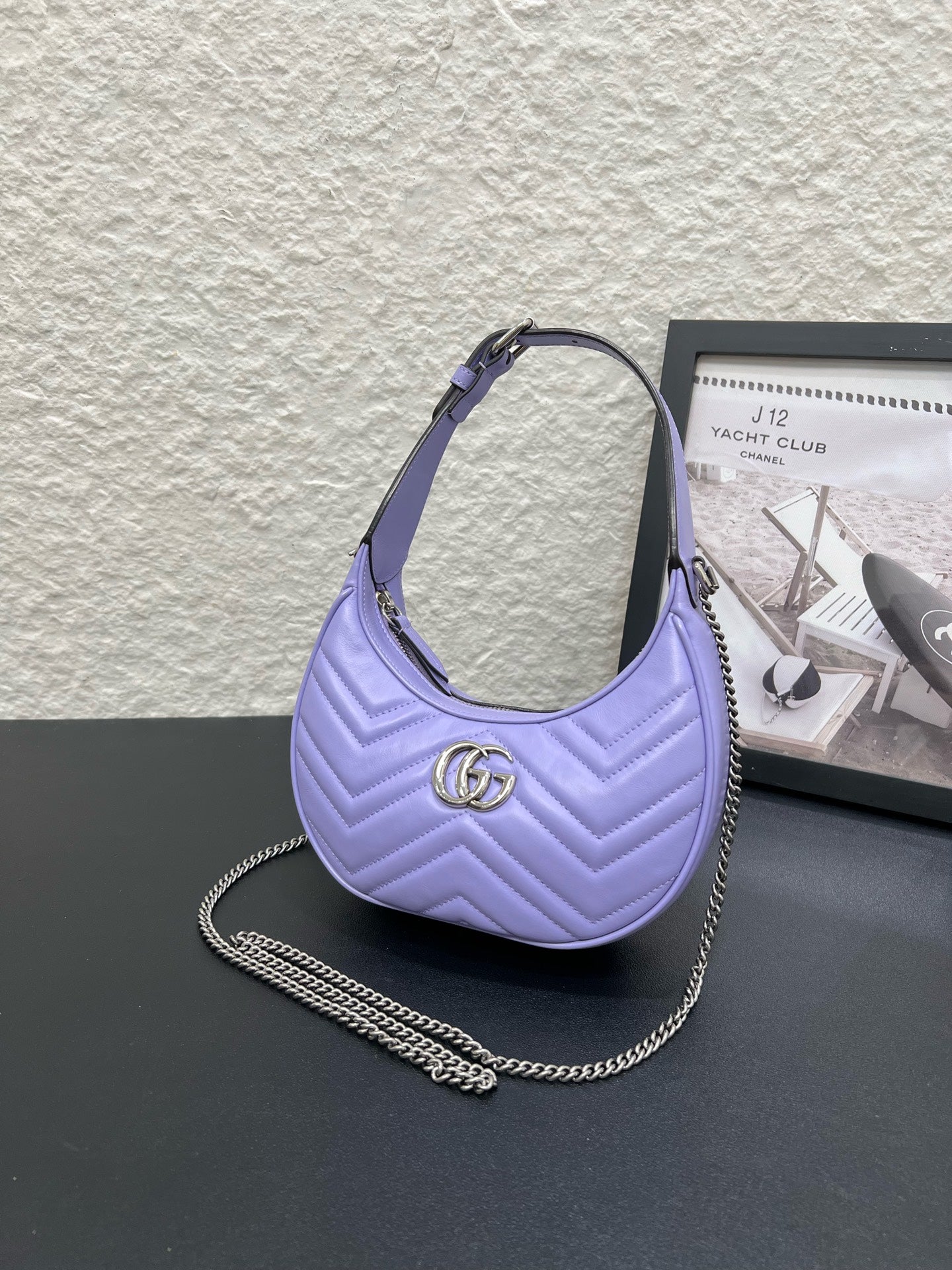 Gucci - GG Marmont - Leather - Purple - (mini)