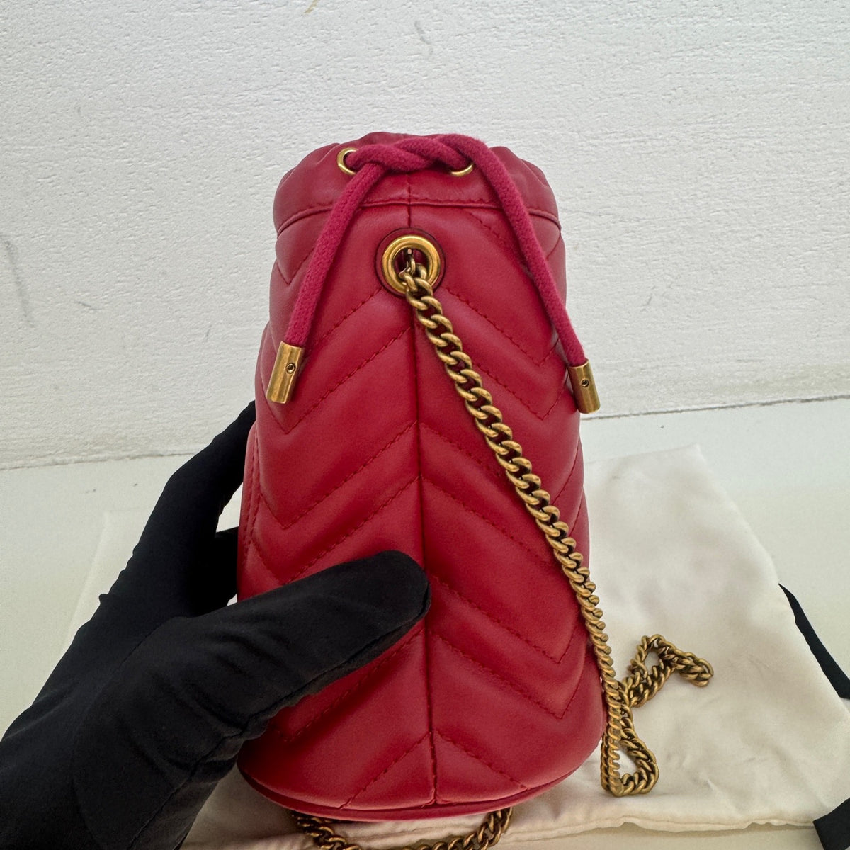 Gucci - GG Marmont - Leather - Red
