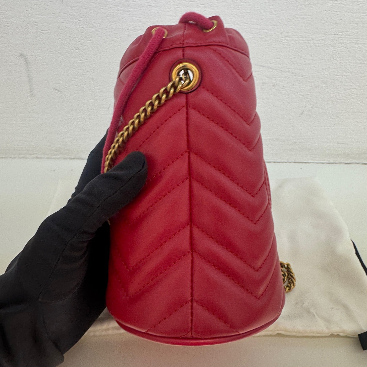 Gucci - GG Marmont - Leather - Red