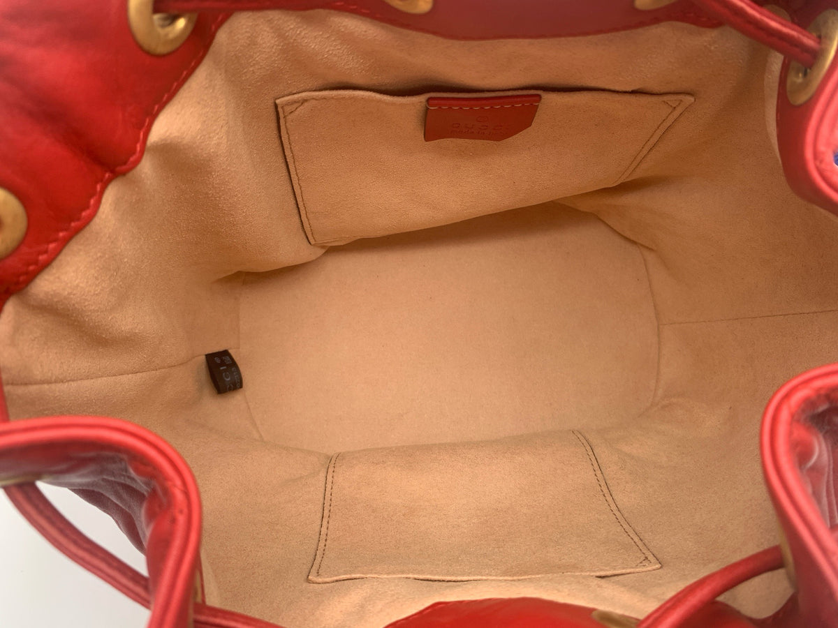 Gucci - GG Marmont - Leather - Red