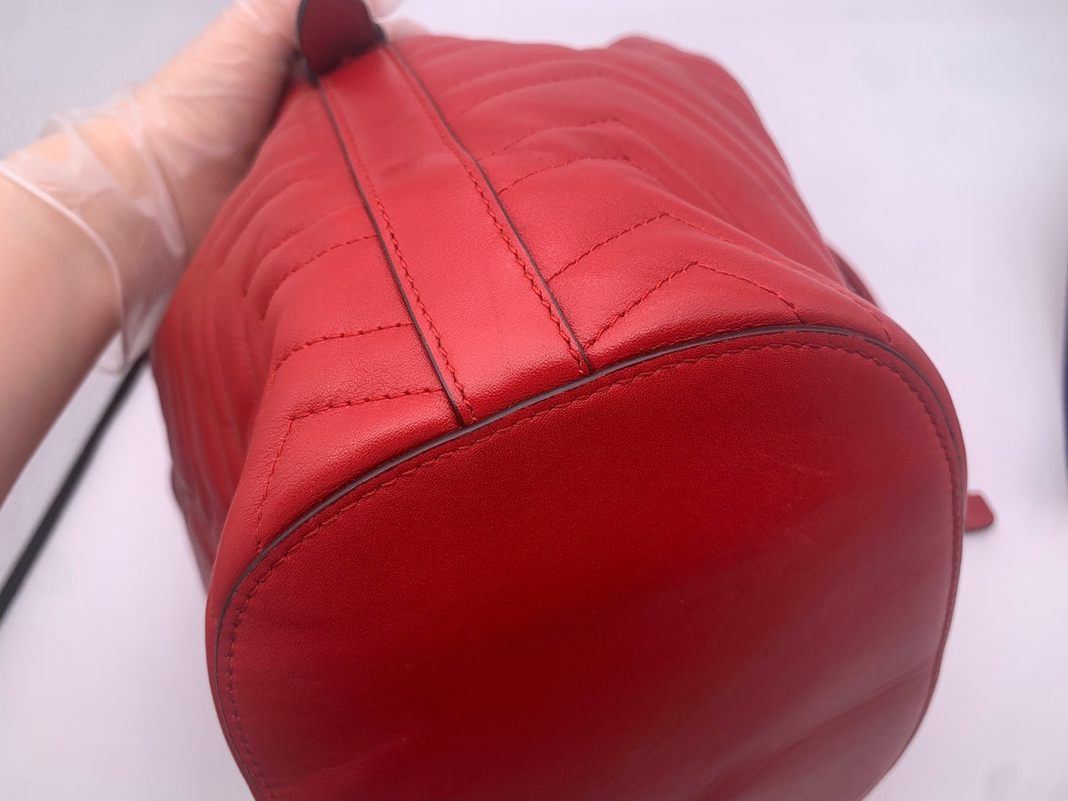 Gucci - GG Marmont - Leather - Red