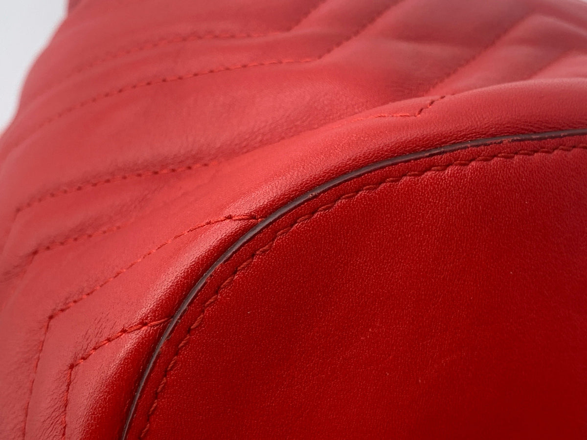 Gucci - GG Marmont - Leather - Red