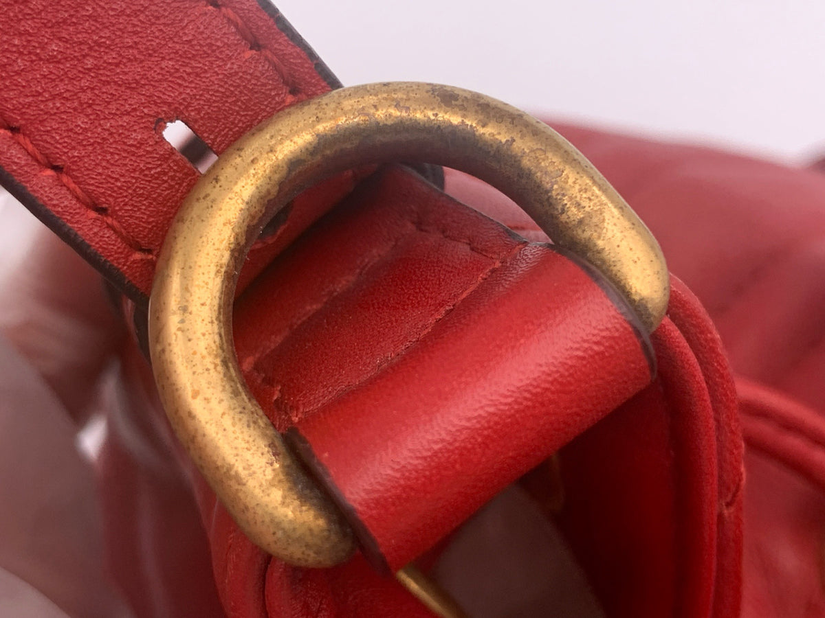 Gucci - GG Marmont - Leather - Red