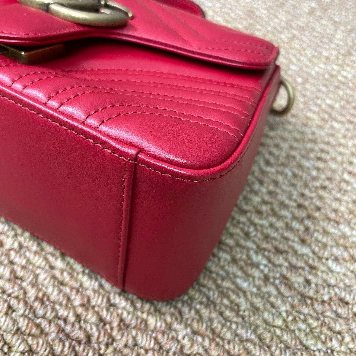 Gucci - GG Marmont - Leather - Red