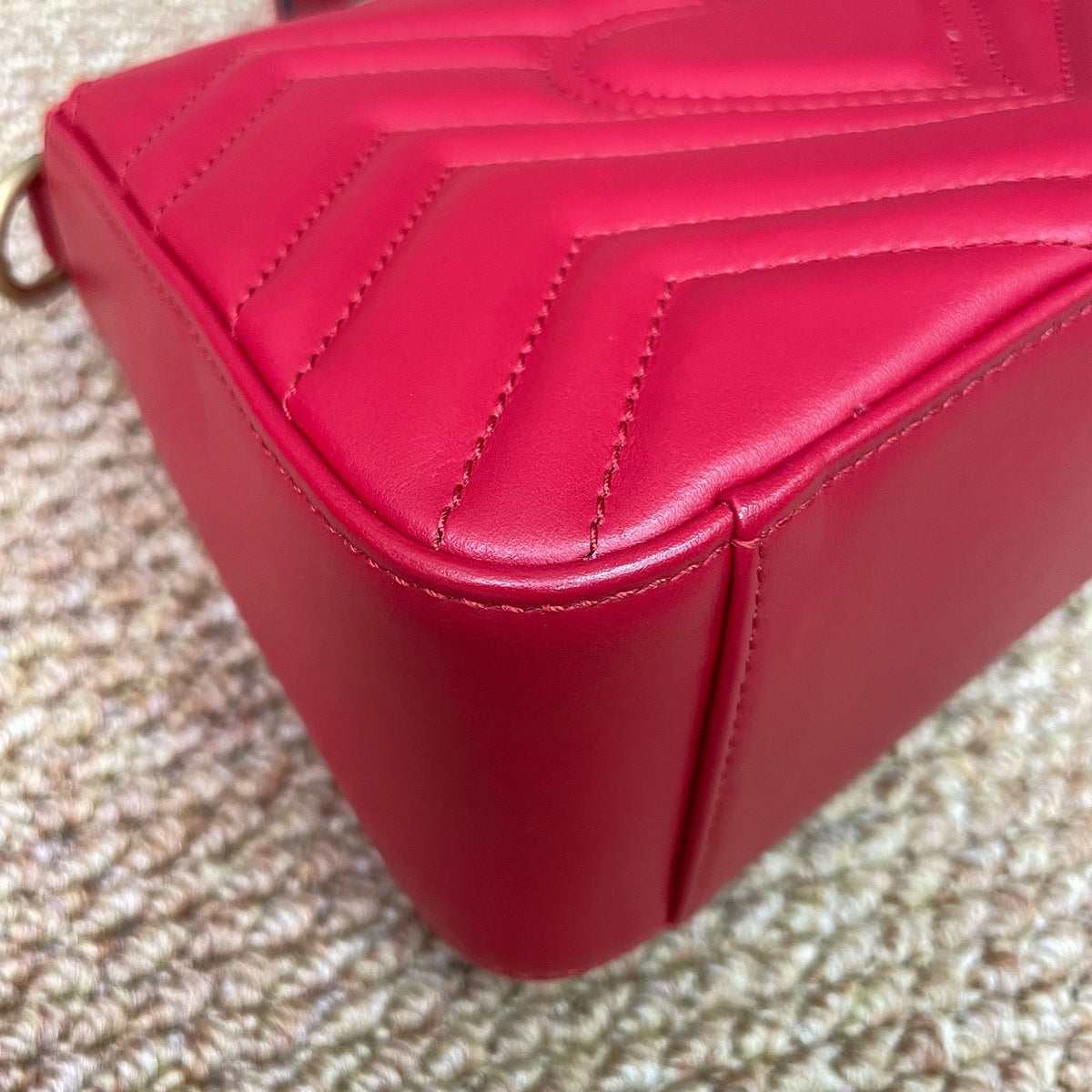 Gucci - GG Marmont - Leather - Red