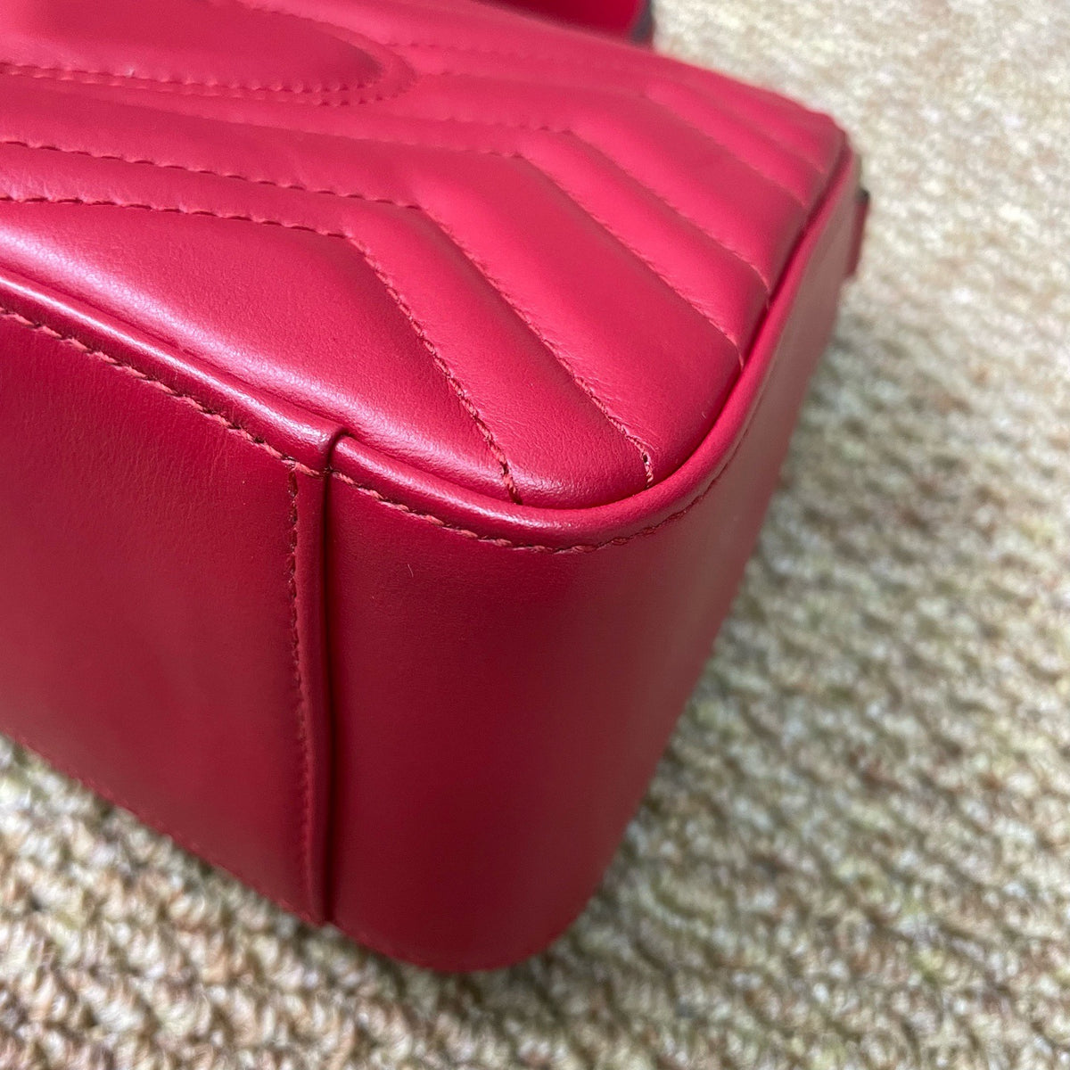 Gucci - GG Marmont - Leather - Red