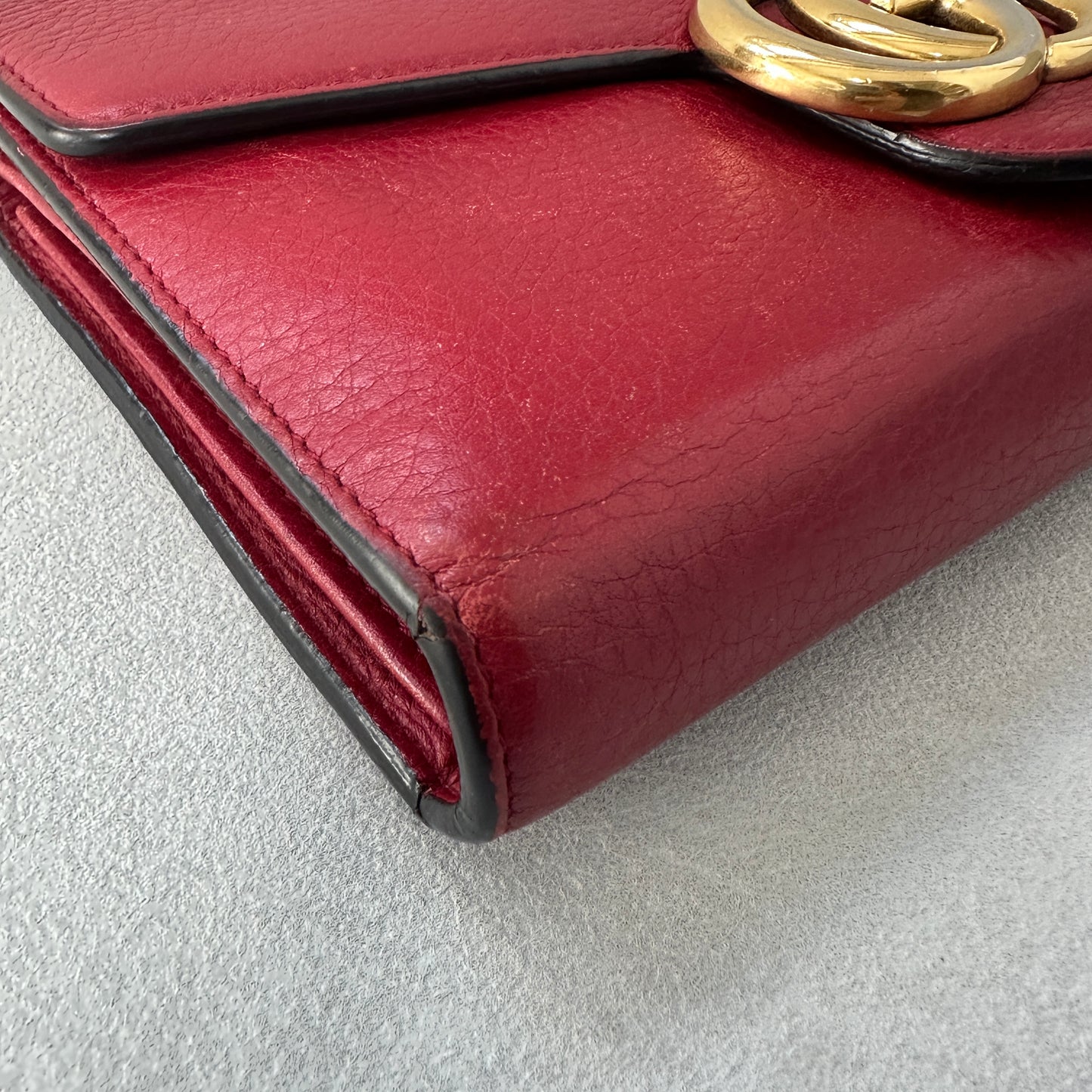 Gucci - GG Marmont - Leather - Red - (mini)