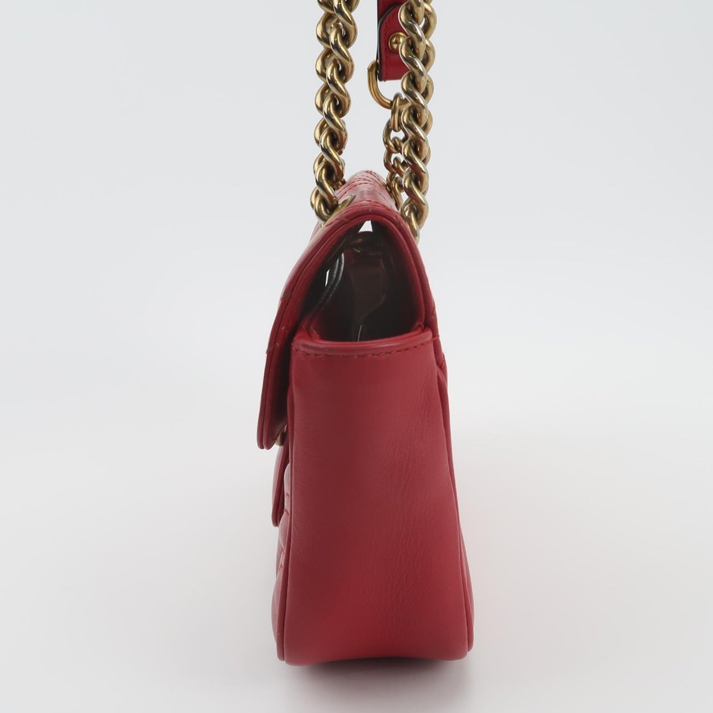 Gucci - GG Marmont - Leather - Red - (mini)