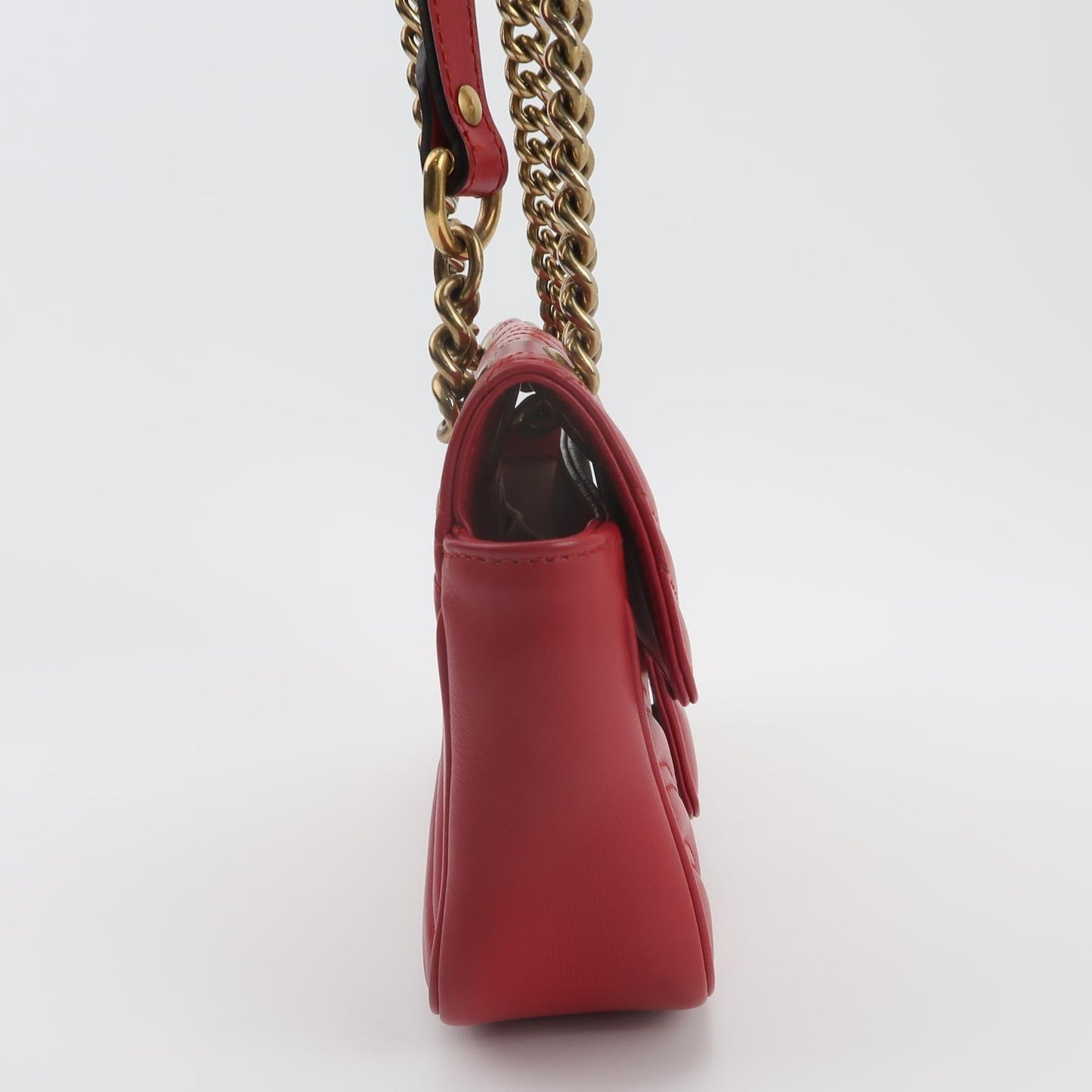 Gucci - GG Marmont - Leather - Red - (mini)