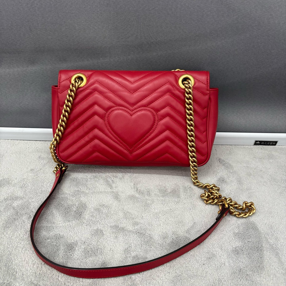 Gucci - GG Marmont - Leather - Red - (small)