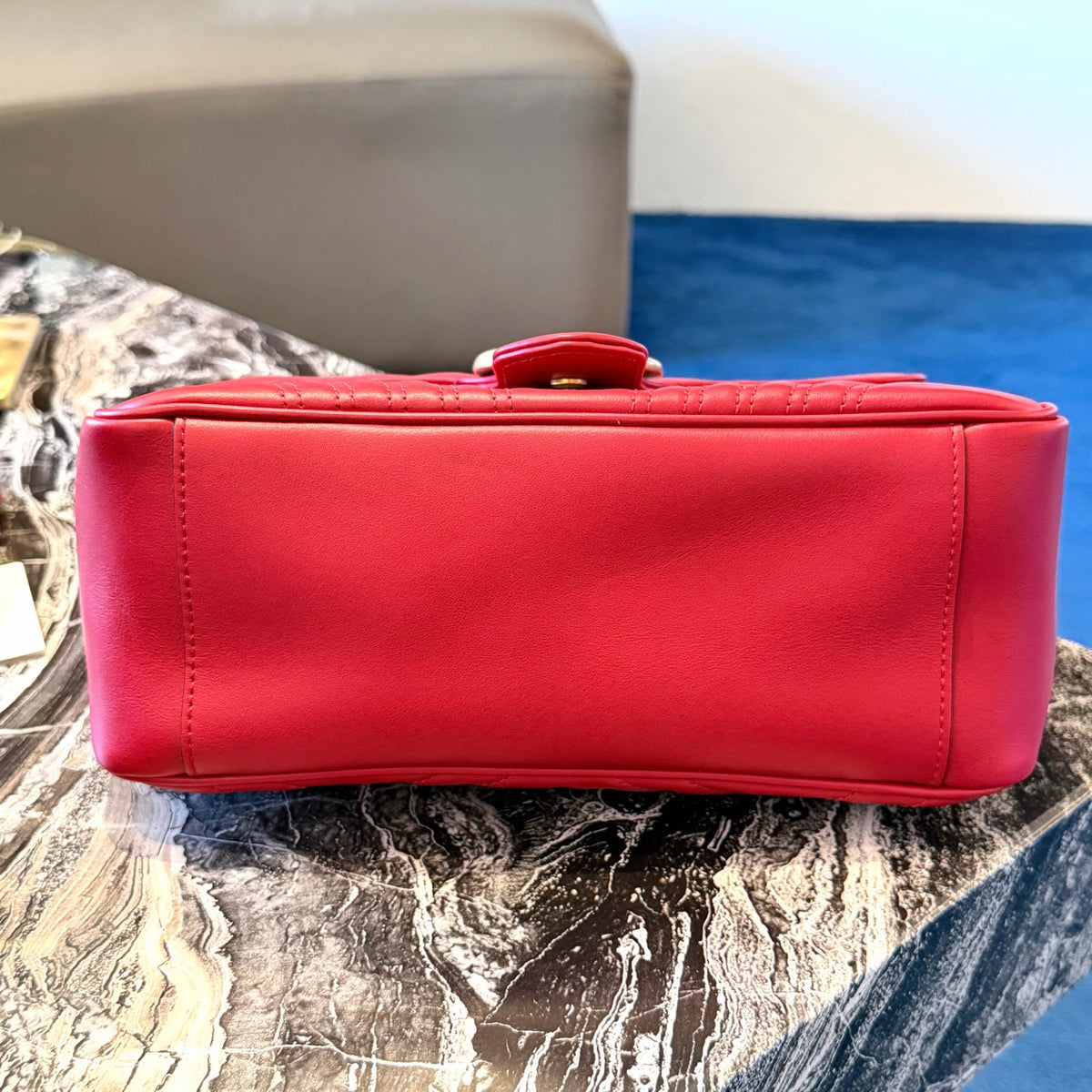 Gucci - GG Marmont - Leather - Red - (small)