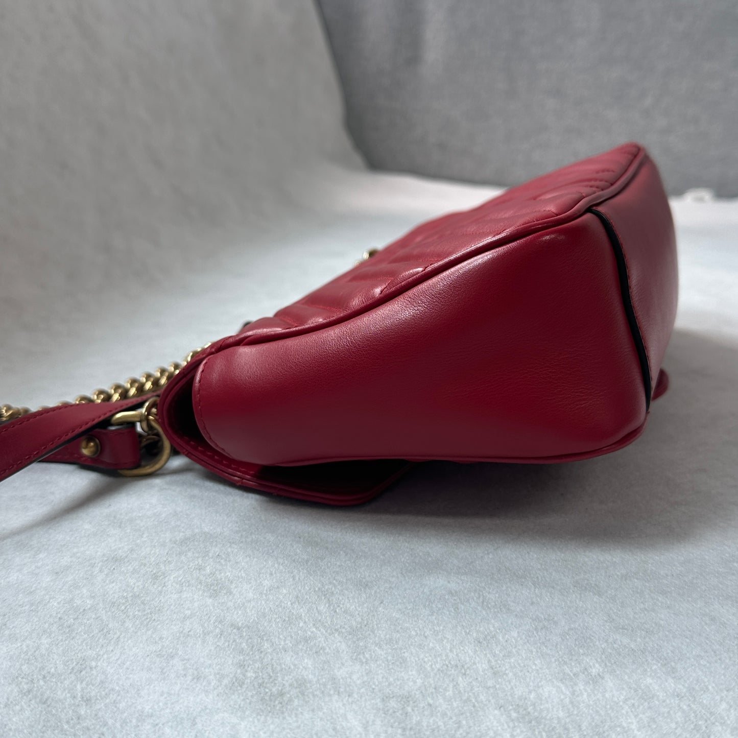 Gucci - GG Marmont - Leather - Red - (small)