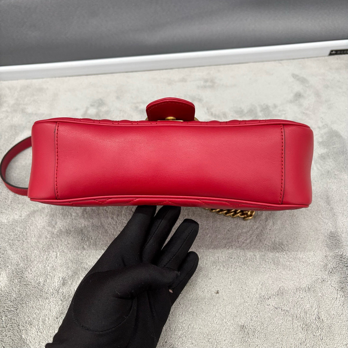 Gucci - GG Marmont - Leather - Red - (small)