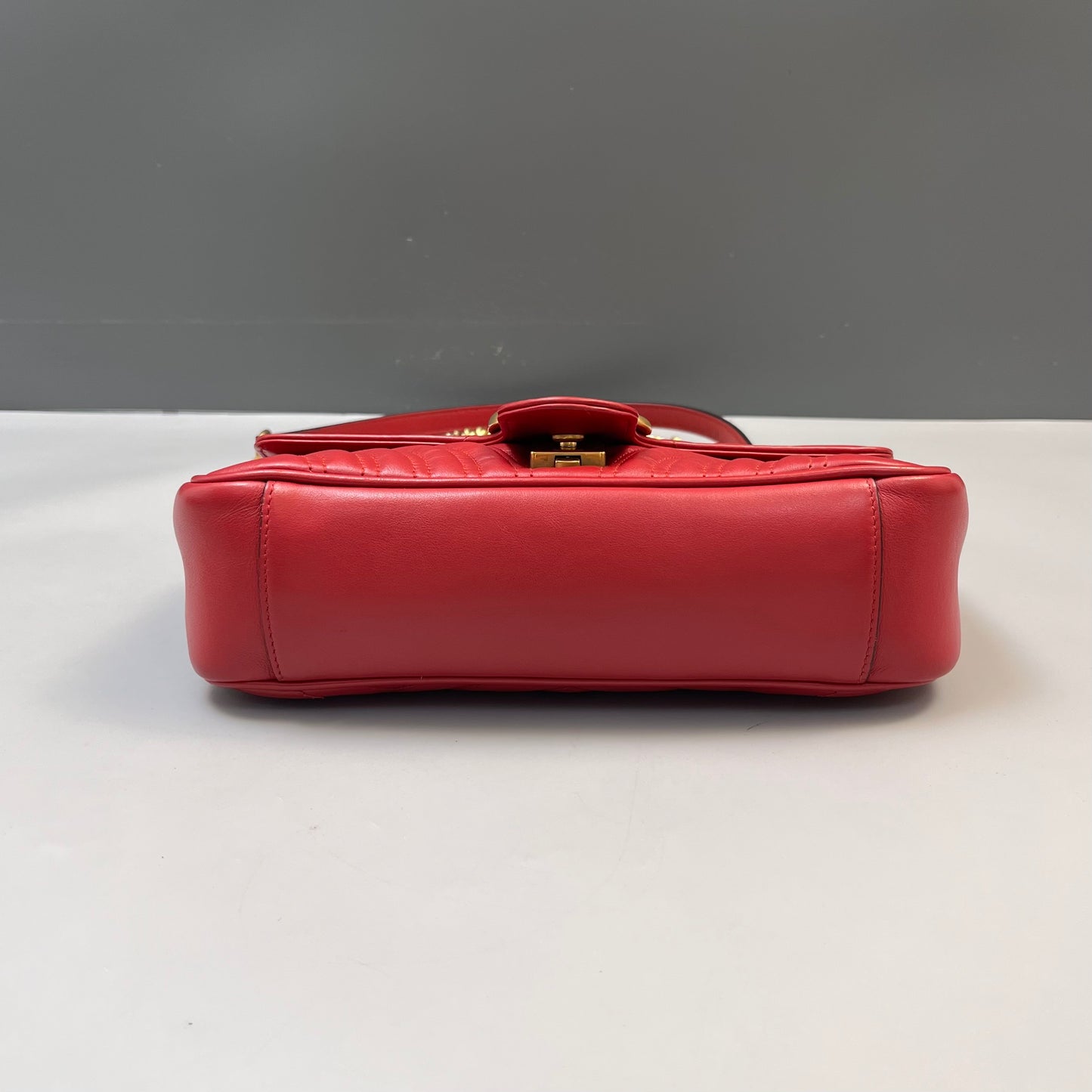 Gucci - GG Marmont - Leather - Red - (small)