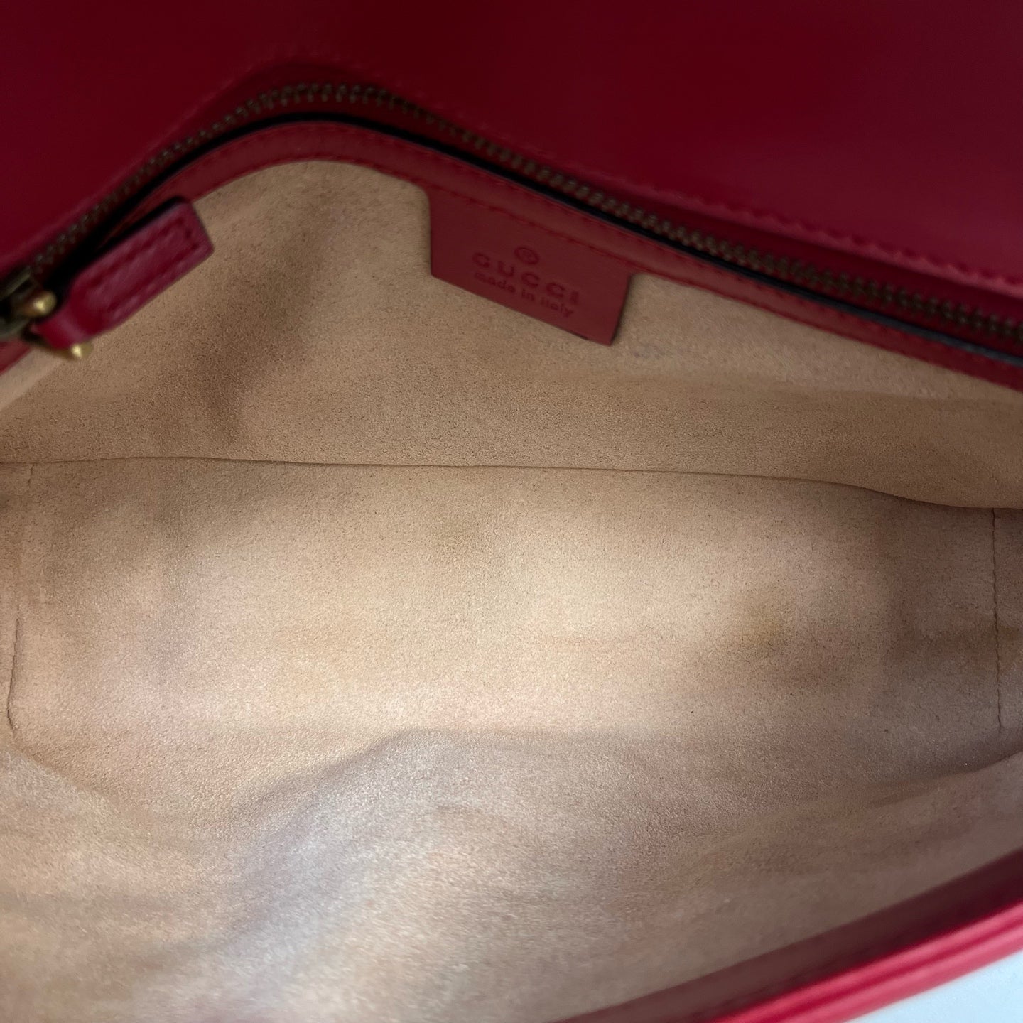Gucci - GG Marmont - Leather - Red - (small)