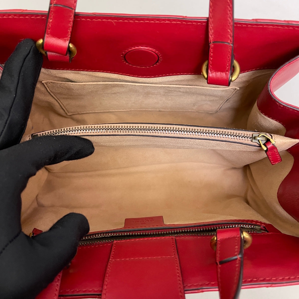 Gucci - GG Marmont - Leather - Red - (small)