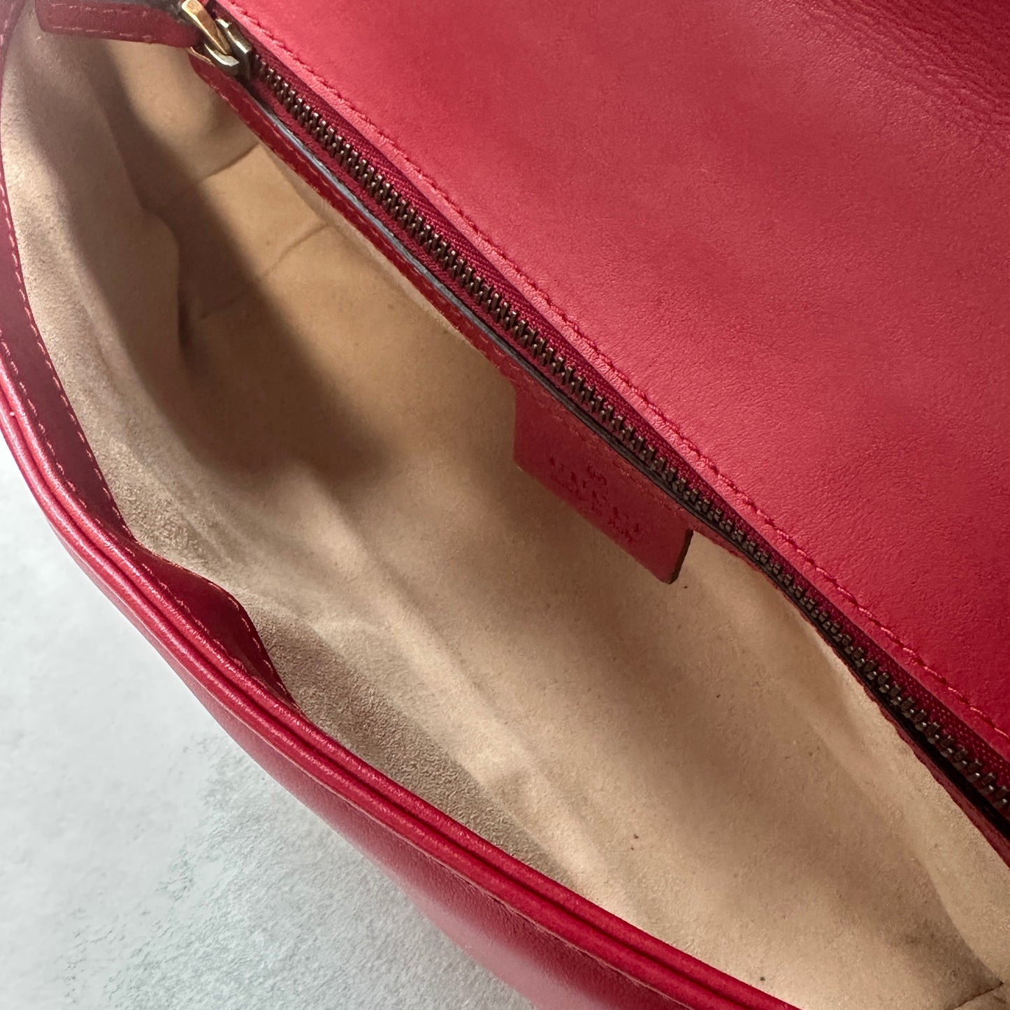 Gucci - GG Marmont - Leather - Red - (small)