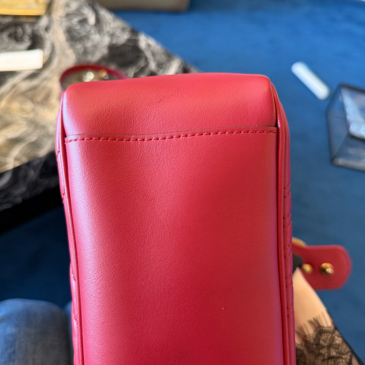 Gucci - GG Marmont - Leather - Red - (small)