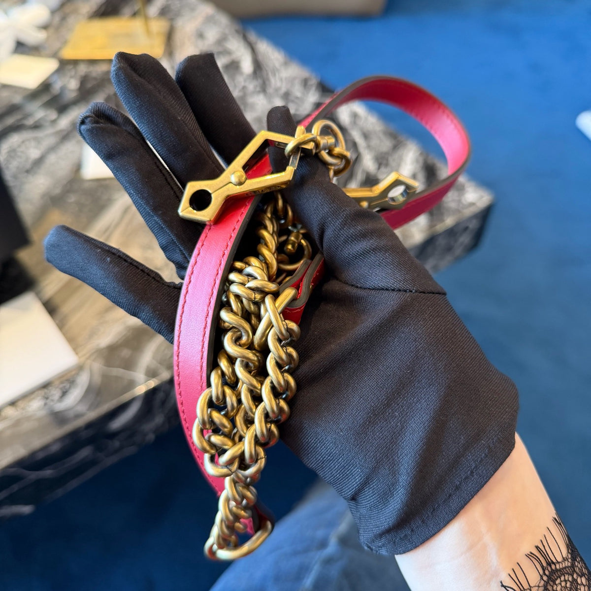 Gucci - GG Marmont - Leather - Red - (small)