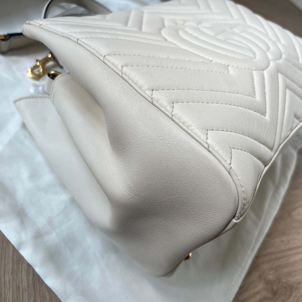 Gucci - GG Marmont - Leather - White